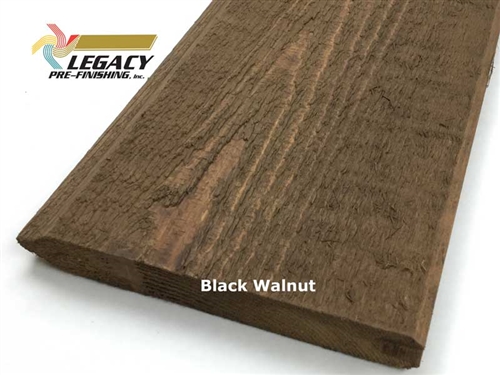 Prefinished Cedar Tongue and Groove Siding | Black Walnut Stain ...