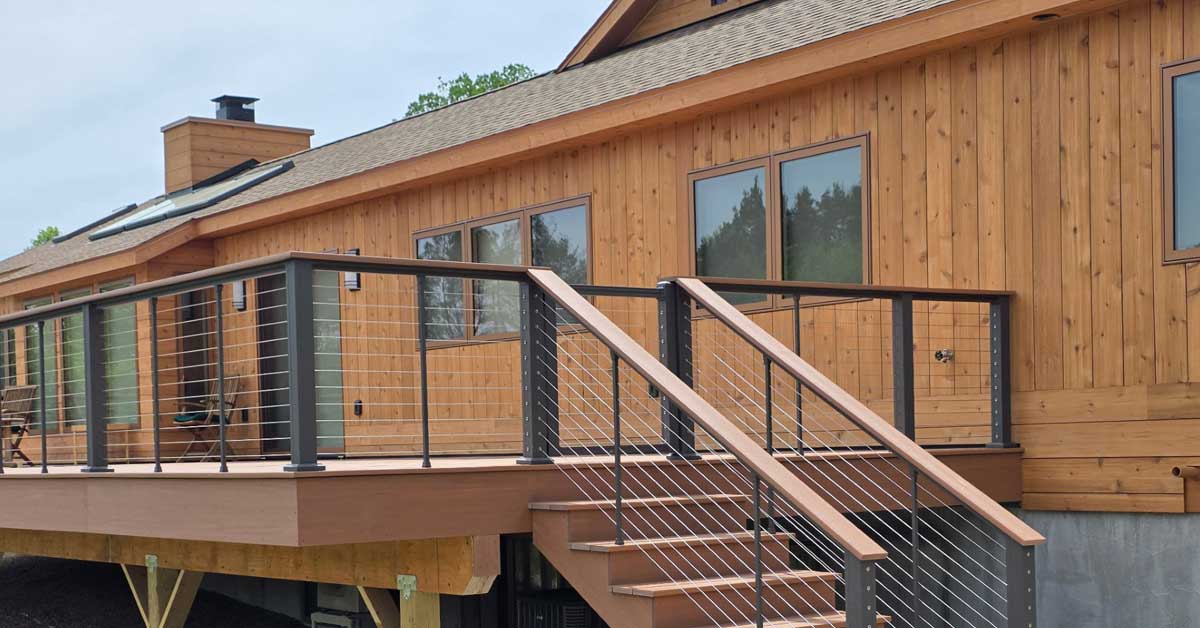 Cedar Nickel Gap Siding